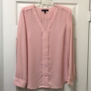 Banana Republic Pink Long Sleeve Blouse - L